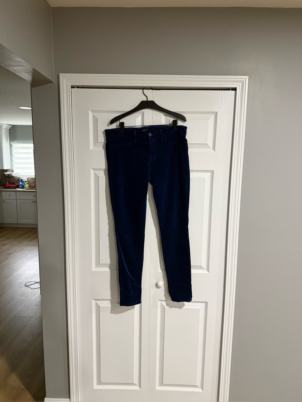 Women’s Dark Blue velvet Jeans
